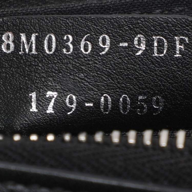 Pre Owned Fendi Black Leather Rainbow Stud Crossbody Bag