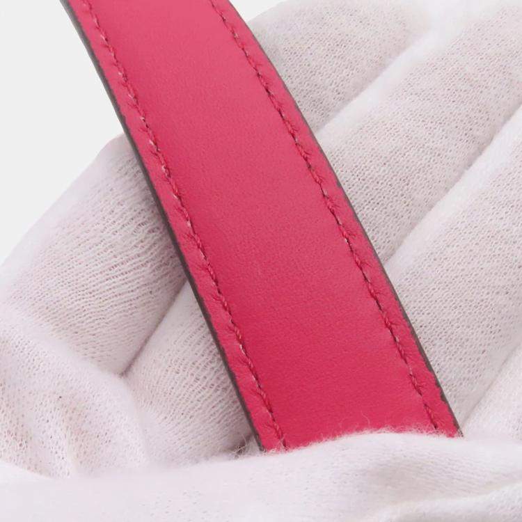 Pre Owned Fendi Peekaboo Small Pink Leather Tote Bag
