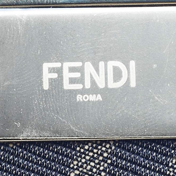 Pre Owned Fendi Brown Leather Small First Shoulder Bag