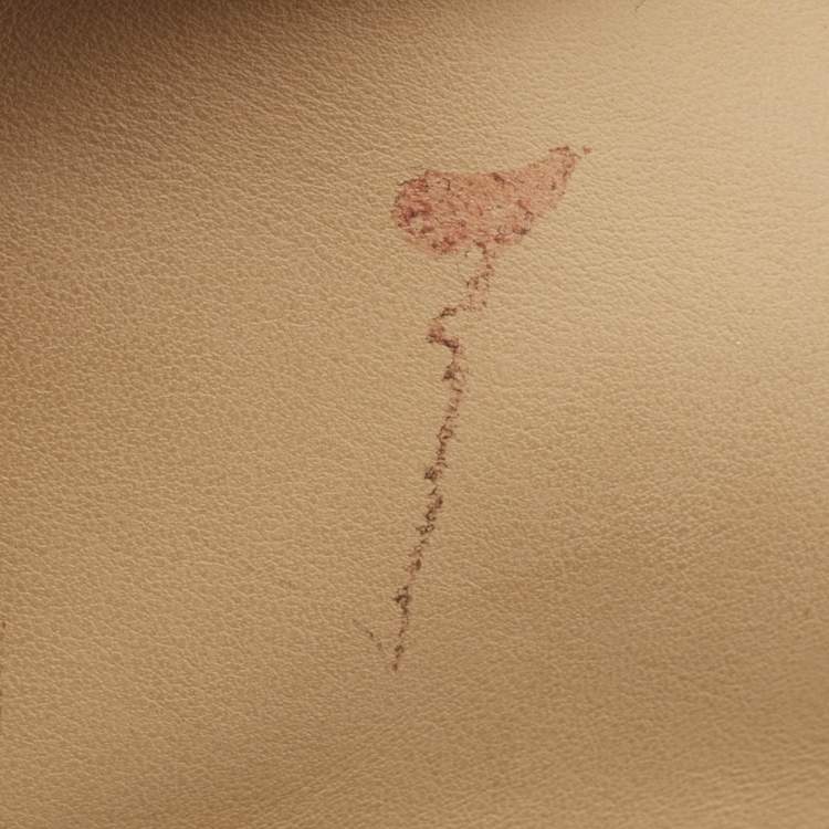 Pre Owned Fendi Beige/Brown Leather and FF Velvet Kan I F Logo Top Handle Bag