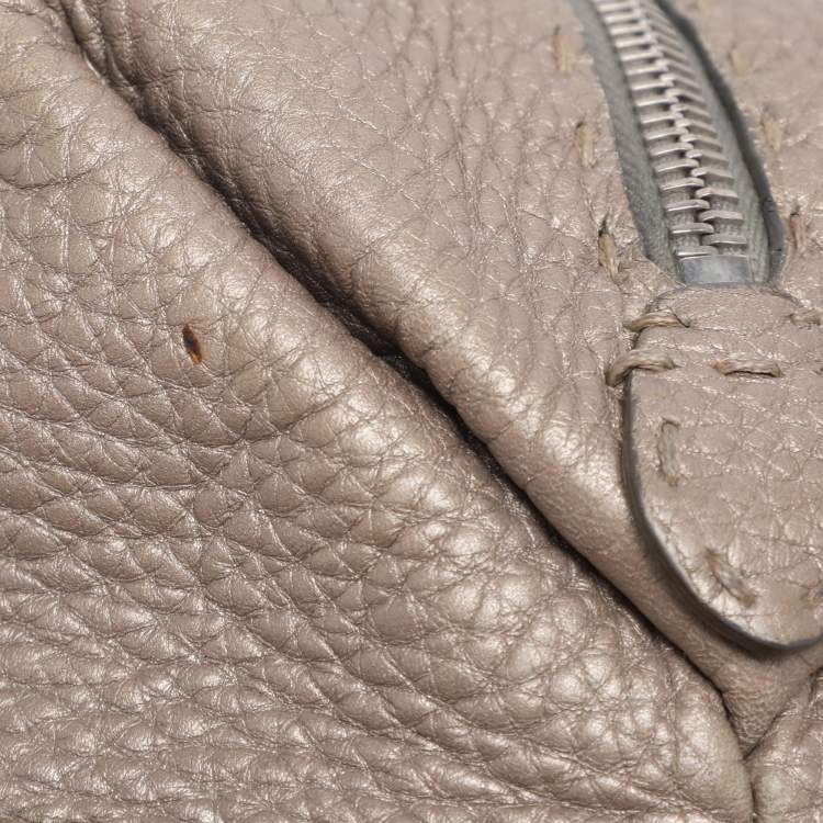 Pre Owned Fendi Beige Selleria Leather Satchel