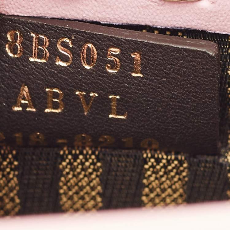Pre Owned Fendi Light Purple Leather Mini Sunshine Crossbody Bag