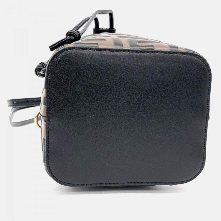 Pre Owned Fendi Montrezo Bucket Bag Mini