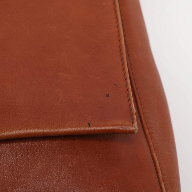 Pre Owned Fendi Brown Leather and Watersnake Detail Large Mama Forever Shoulder Bag