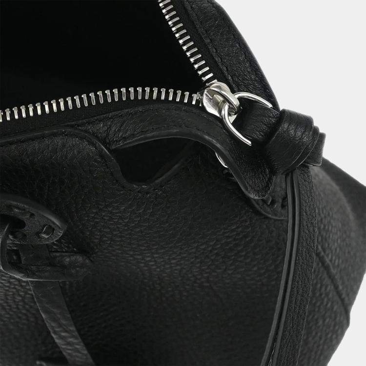 Pre Owned Fendi Black Leather By The Way Shoulder Bag
