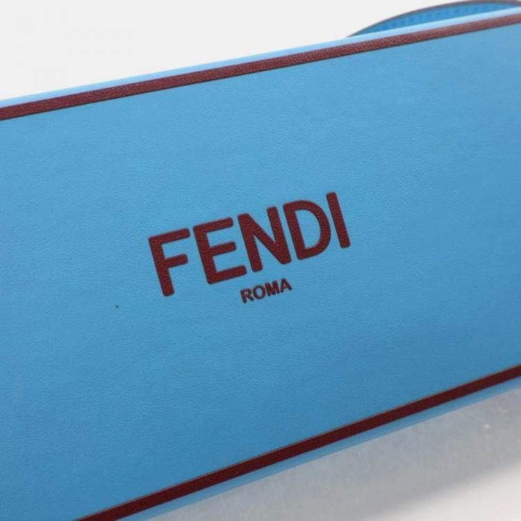 Pre Owned Fendi Leather Horizontal Box Bag