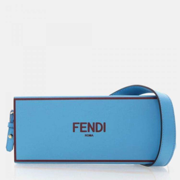 Pre Owned Fendi Leather Horizontal Box Bag