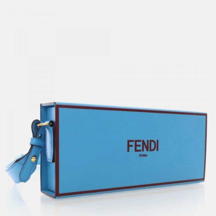 Pre Owned Fendi Leather Horizontal Box Bag