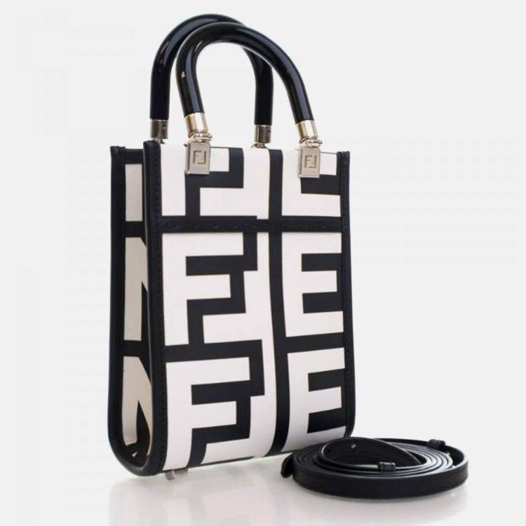 Pre Owned Fendi x Marc Jacobs Mini Vitello King Sunshine Shopper Tote