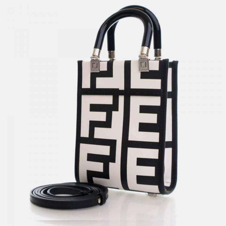 Pre Owned Fendi x Marc Jacobs Mini Vitello King Sunshine Shopper Tote