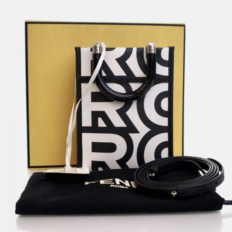 Pre Owned Fendi x Marc Jacobs Mini Vitello King Sunshine Shopper Tote
