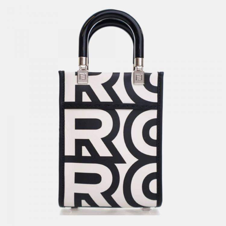 Pre Owned Fendi x Marc Jacobs Mini Vitello King Sunshine Shopper Tote
