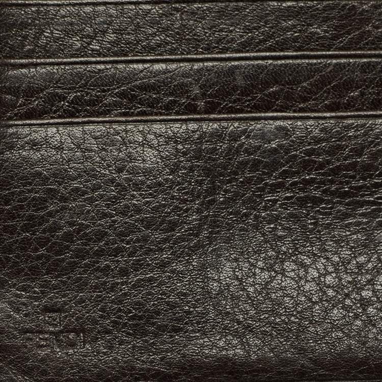 Pre Owned Fendi Tobacco Zucca Canvas and Leather Forever Continental Wallet