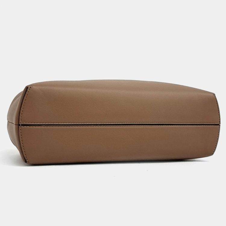 Pre Owned Fendi Brown Leather First Bag Medium