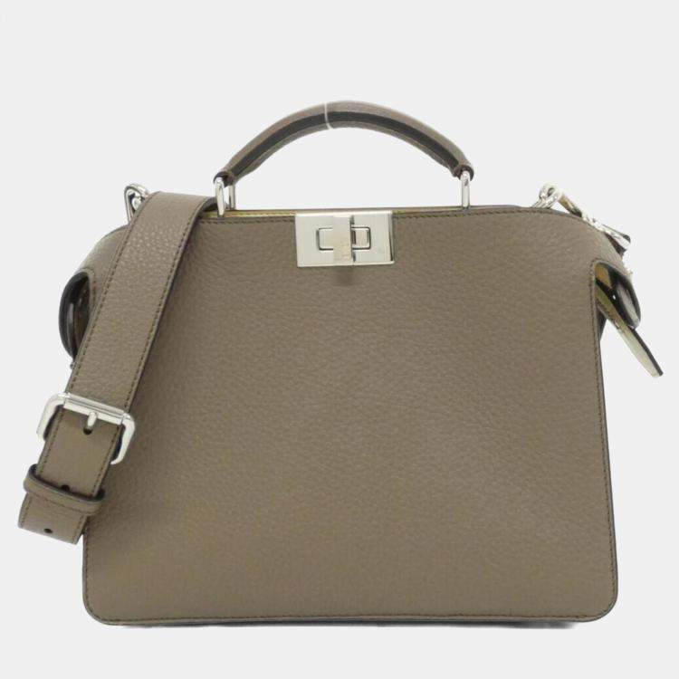 Pre Owned Fendi Peekaboo I See You Small Handbag
