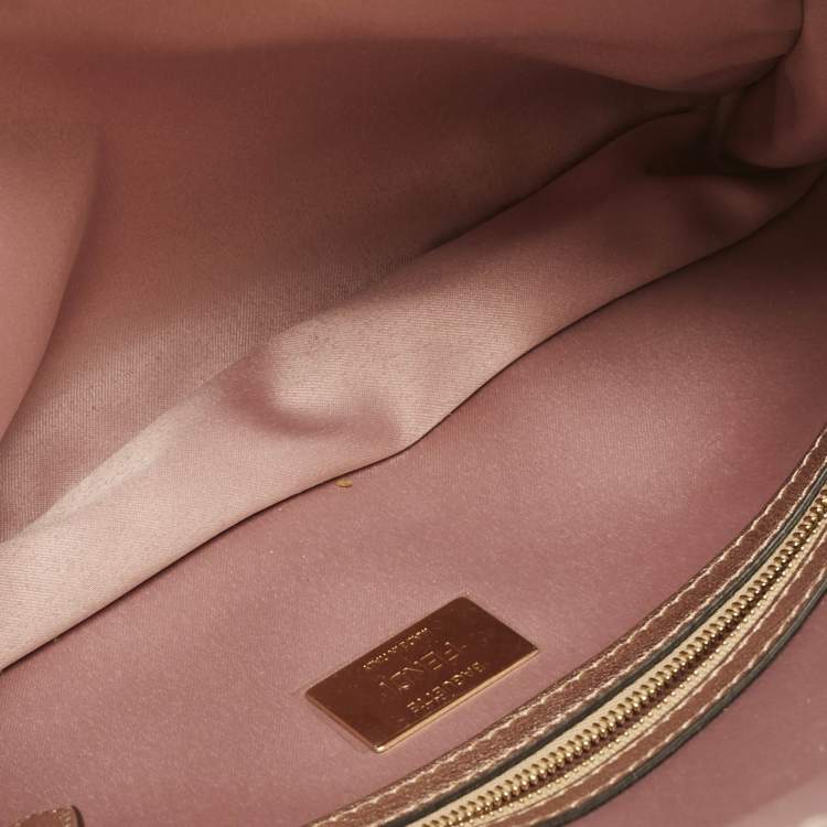 Pre Owned Fendi Multicolor Sequins Medium Baguette Bag