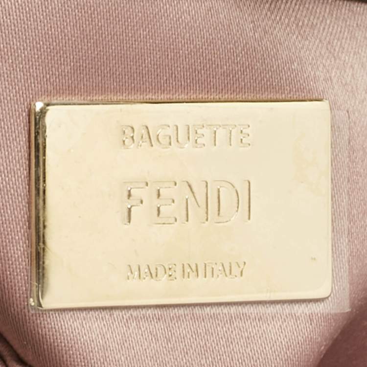 Pre Owned Fendi Multicolor Sequins Medium Baguette Bag