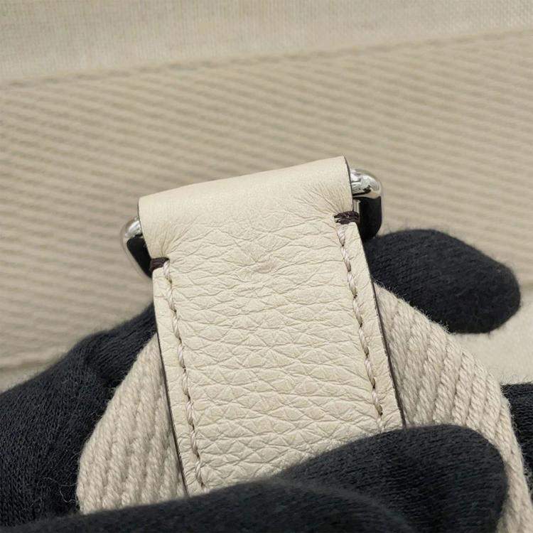 Pre Owned Fendi Shopping Bag Beige Canvas