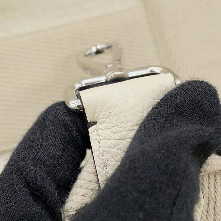 Pre Owned Fendi Shopping Bag Beige Canvas