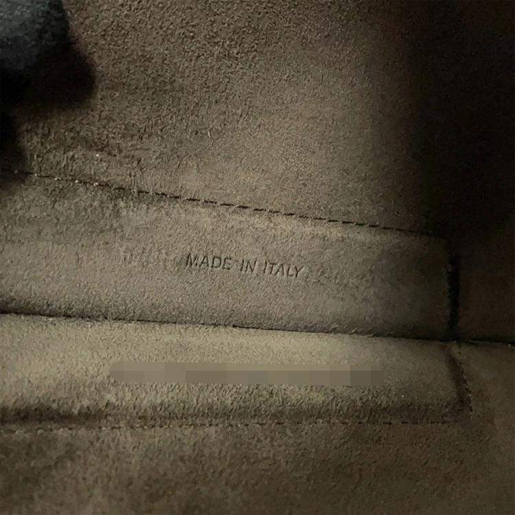 Pre Owned Fendi Flip Medium Tote Brown/Black Leather Size Medium