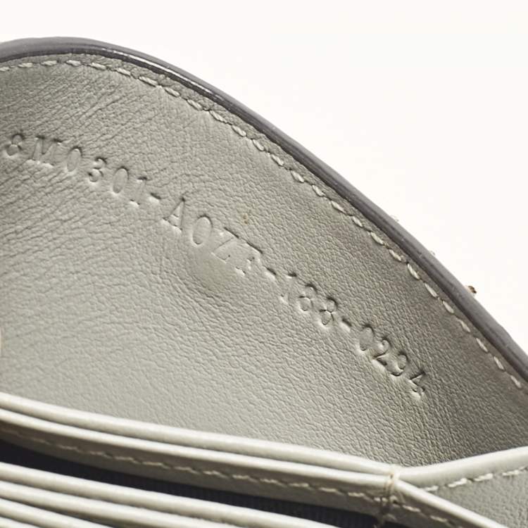 Pre Owned Fendi Grey Python and Leather F is Fendi Card Case