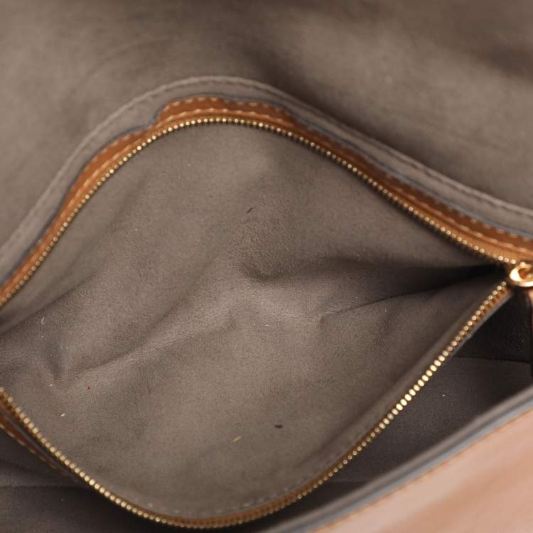 Pre Owned Fendi Multicolor Leather Medium Flip Baguette Crossbody Bag