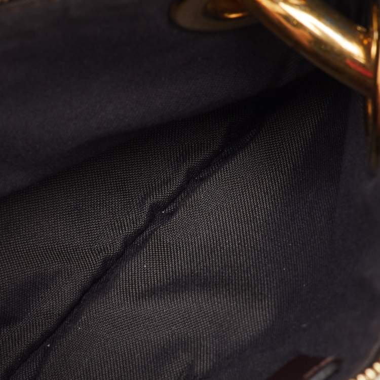 Pre Owned Fendi Multicolor Snakeskin and Leather Triplette Clutch Bag