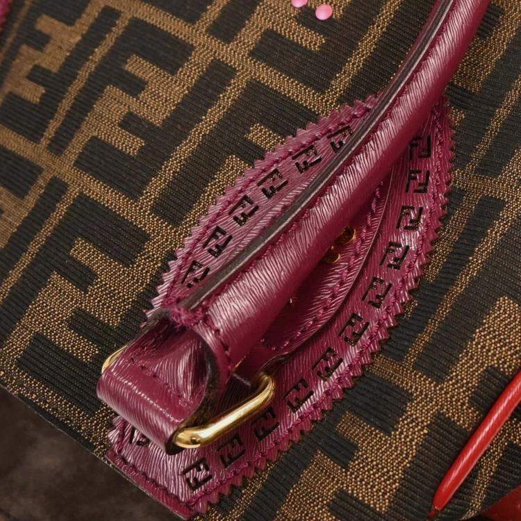 Pre Owned Fendi Brown Zucca Etnico Handbag