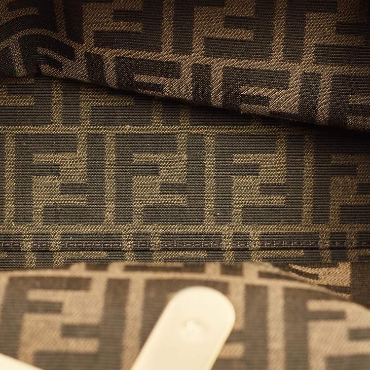 Pre Owned Fendi Brown Leather Medium First Shoulder Bag