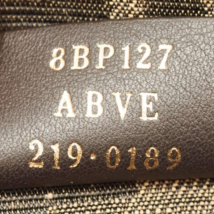 Pre Owned Fendi Brown Leather Medium First Shoulder Bag