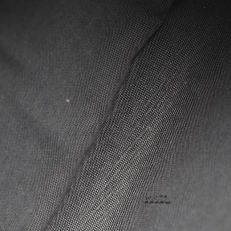 Pre Owned Fendi Blue Leather Dotcom Top Handle Bag