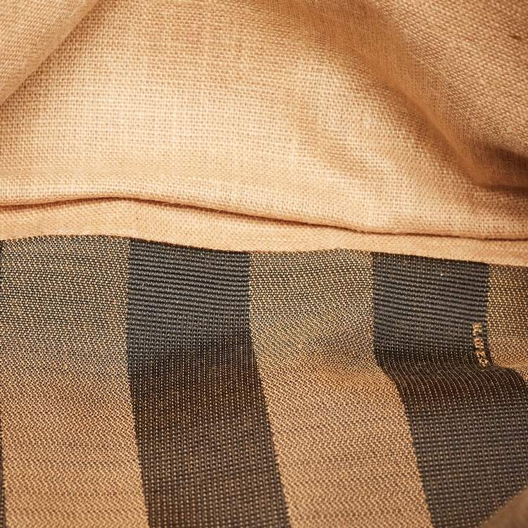 Pre Owned Fendi Red Pequin Embossed Leather Large Claudia Shoulder Bag