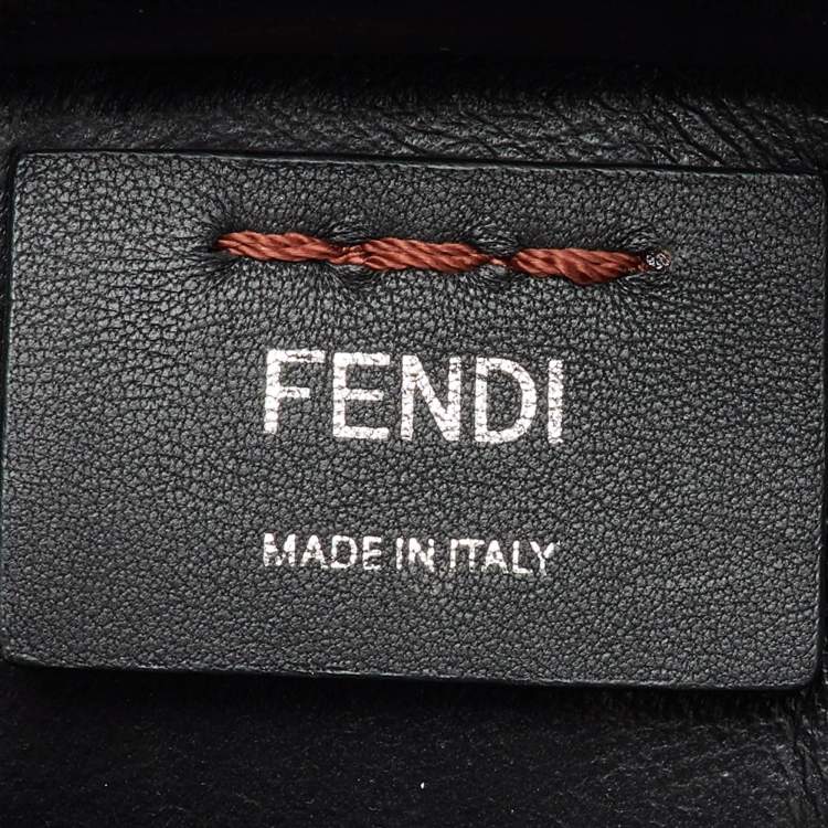 Pre Owned Fendi Burnt Red Leather Medium 3Jours Tote