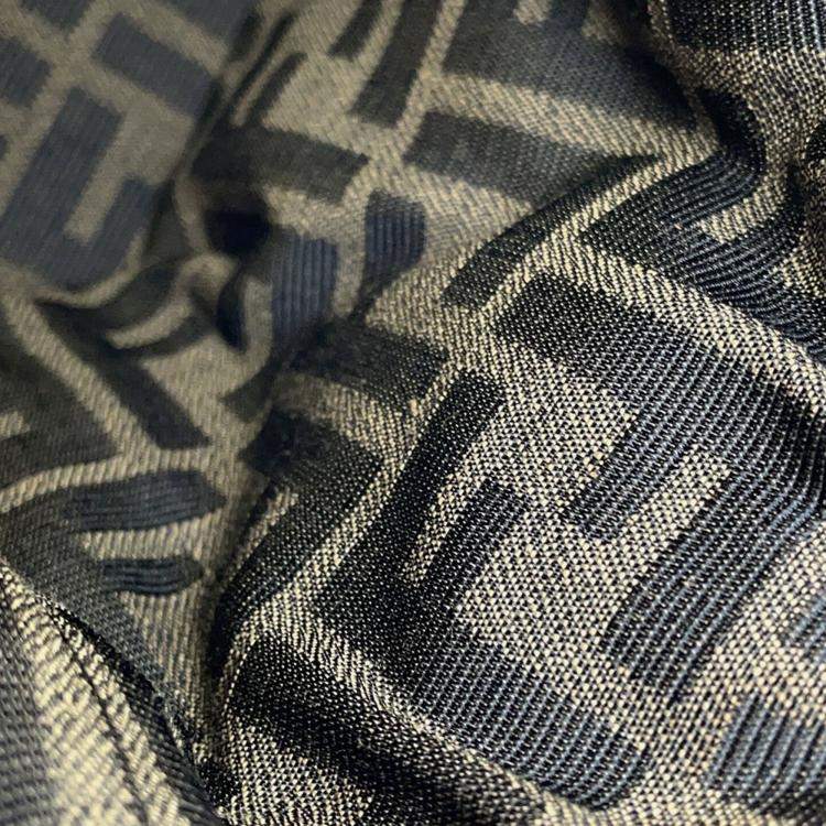 Pre Owned Fendi Fendi X Versace Mon Tresor Multicolor/Brown Nylon Leather Size Mini