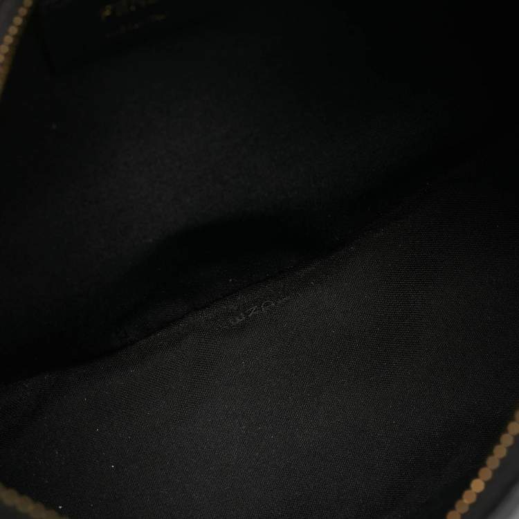 Pre Owned Fendi Black Leather Small Fendigraphy Shoulder Bag