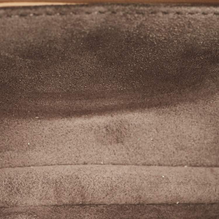 Pre Owned Fendi Multicolor Leather Micro Flowerland Double Baguette Bag w/Snakeskin Strap