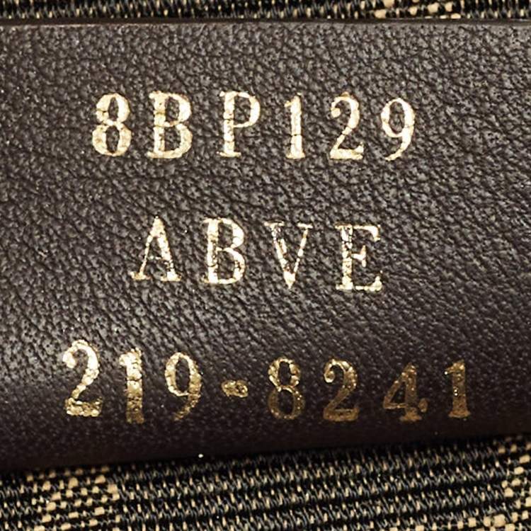 Pre Owned Fendi Brown Leather Small First Shoulder Bag