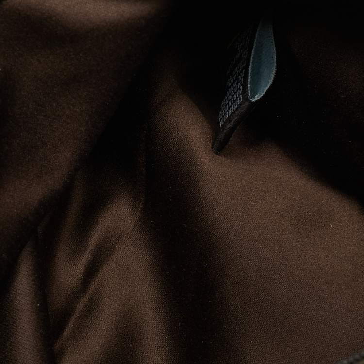 Pre Owned Fendi Mama Forever Large Cacao Iridescent Leather Shoulder Bag