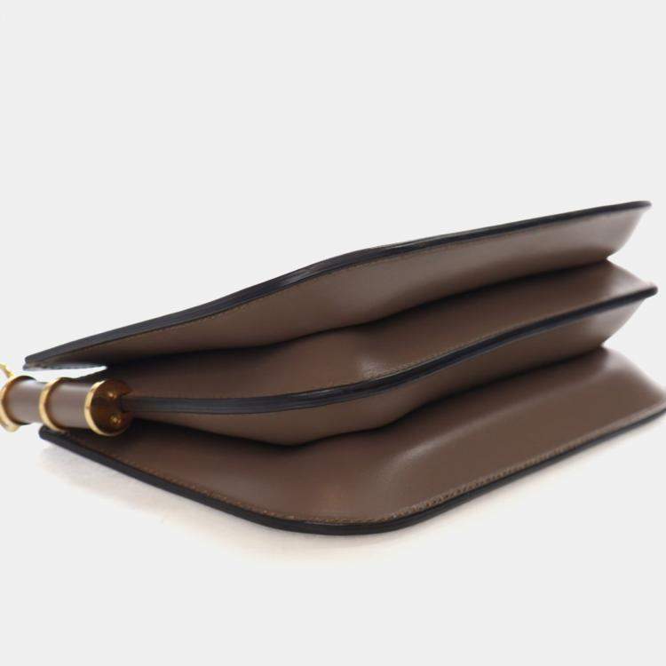 Pre Owned Fendi Vitello King Luxor Touch Shoulder Bag