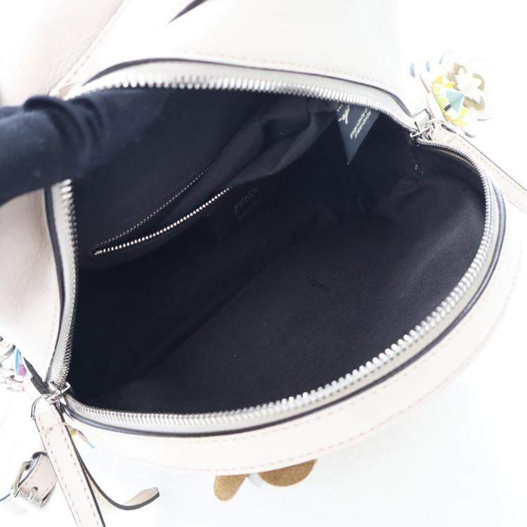 Pre Owned Fendi Leather Flowerland Backpack