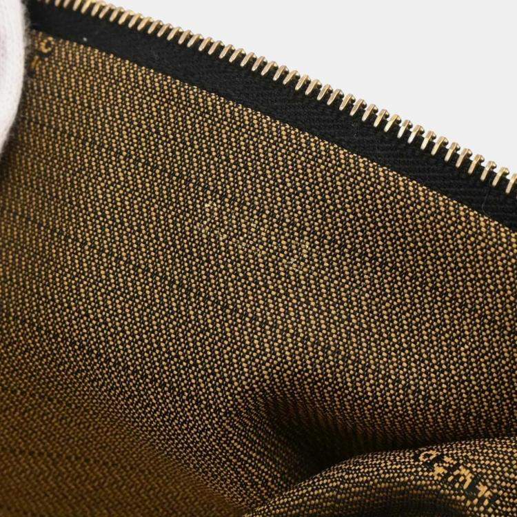 Pre Owned Fendi Brown Zucca Tote Handbag