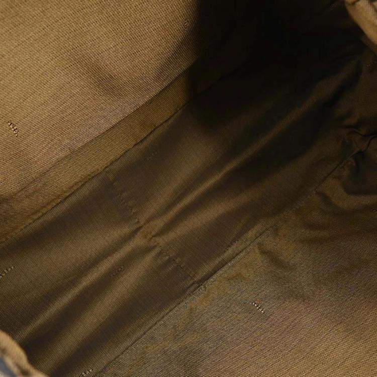 Pre Owned Fendi Brown Zucca Tote Handbag