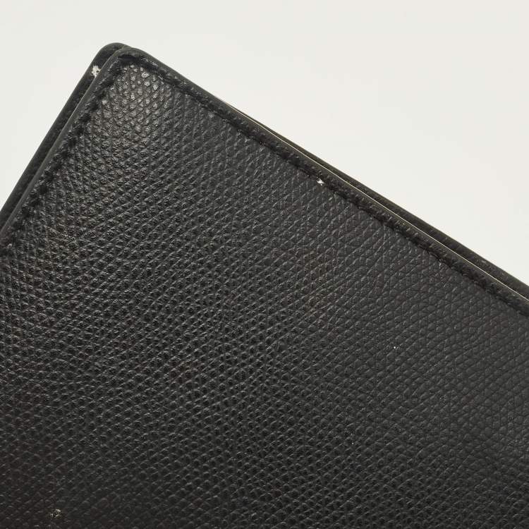 Pre Owned Fendi F is Fendi Medium Brown/Black FF Leather Wallet On Chain