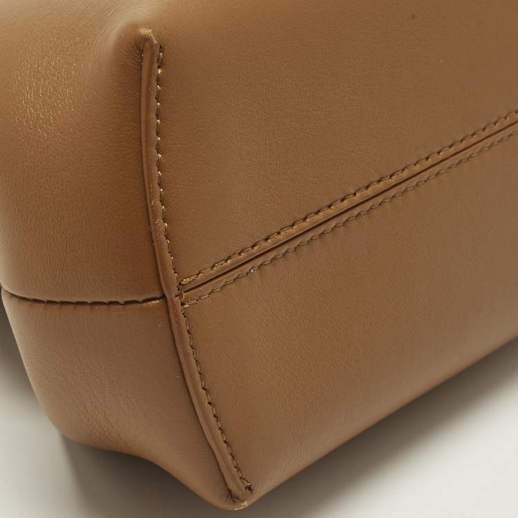 Pre Owned Fendi Brown Fendi First Small Leather Clutch Bag