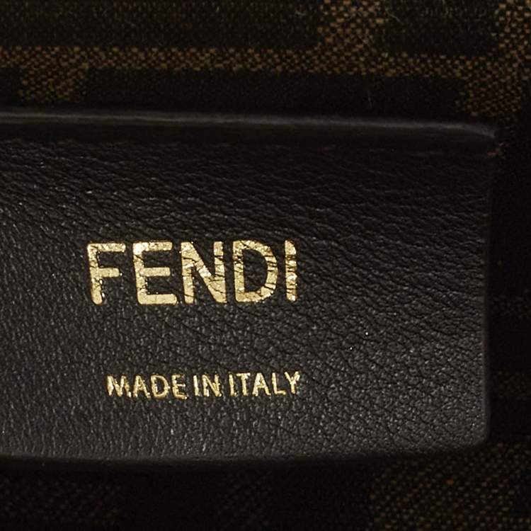 Pre Owned Fendi Brown Fendi First Small Leather Clutch Bag