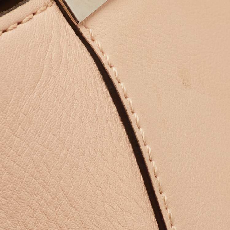 Pre Owned Fendi 3Jours Large Brown/Light Pink Leather Tote