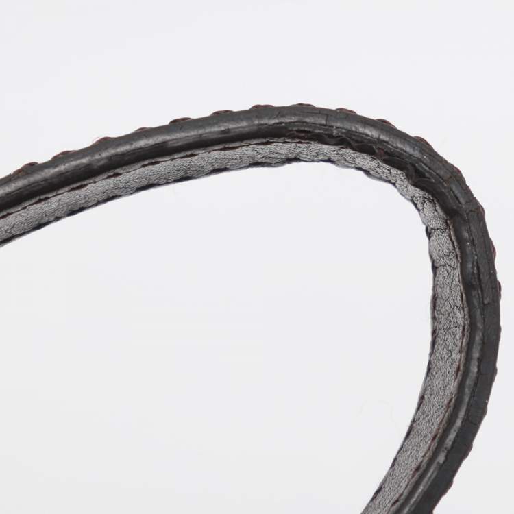 مملوكة مسبقًا Fendi Mia Large Brown Zucca Canvas and Patent Leather Shoulder Bag