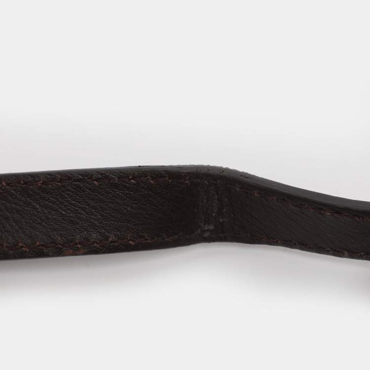 مملوكة مسبقًا Fendi Mia Large Brown Zucca Canvas and Patent Leather Shoulder Bag