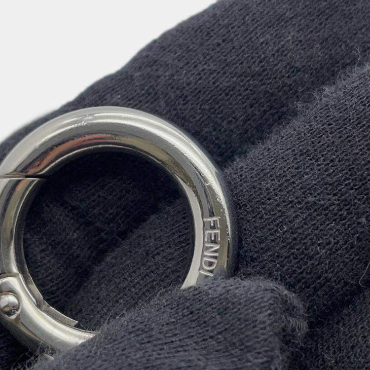 Pre Owned Fendi Peekaboo I See You PokMon Collaboration Dratini Brown Canvas Size Petit