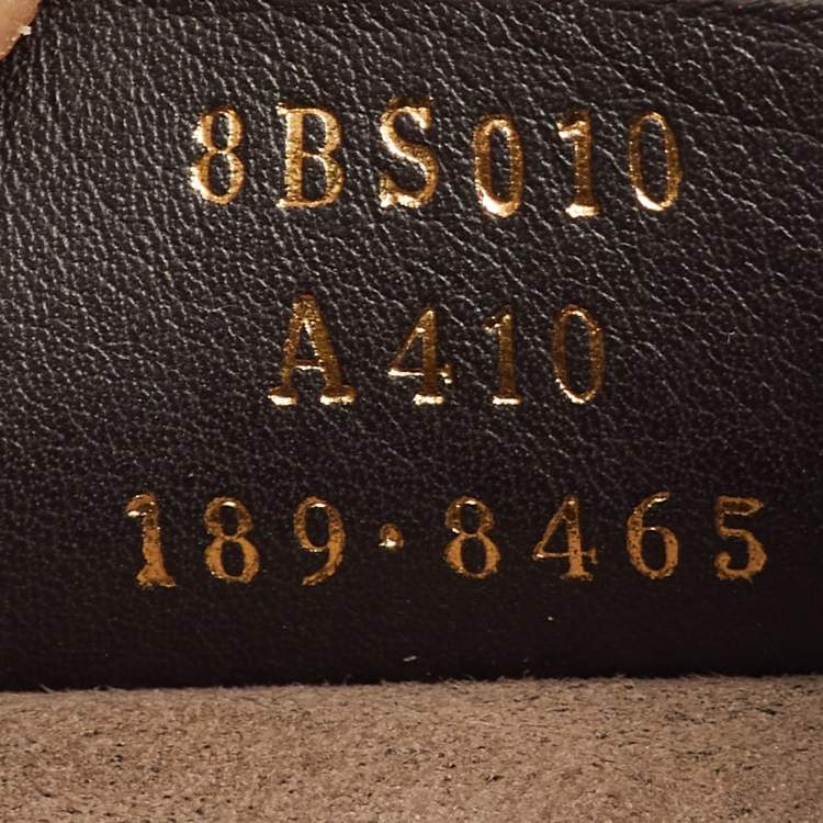 Pre Owned Fendi Mon Tresor Red Elaphe Leather and Leather Bucket Bag w/Charms